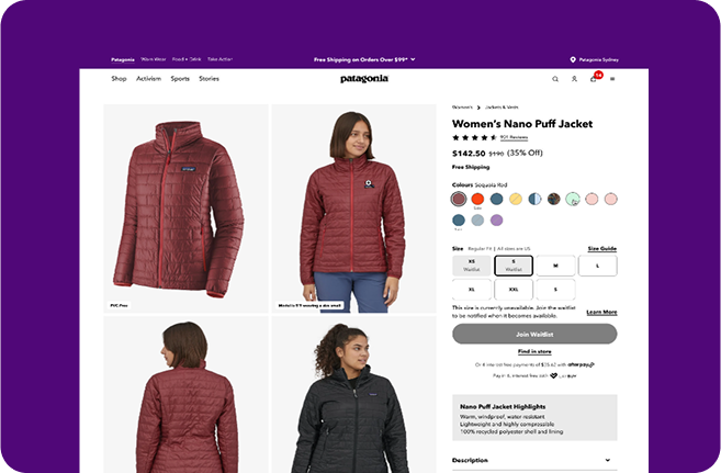 Patagonia-PDP-design